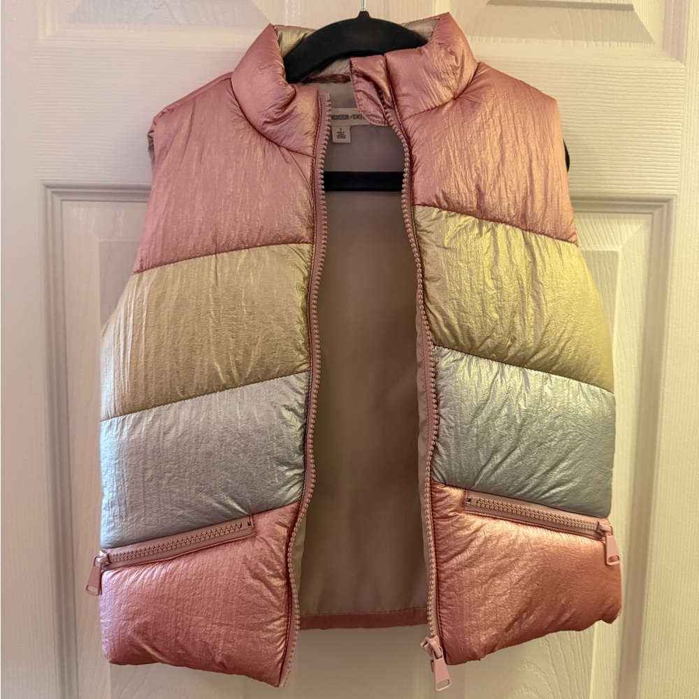Tucker + Tate Metallic Colorblock Puffer Vest